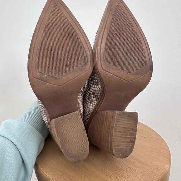 Steve Madden Women's Snakeskin Ankle Boots - Picture 7 of 7